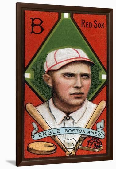 Boston, MA, Boston Red Sox, Edward V. Cicotte, Baseball Card, no.1-Lantern Press-Framed Art Print