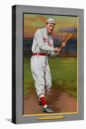 Boston, MA, Boston Red Sox, Harry Niles, Baseball Card-Lantern Press-Stretched Canvas