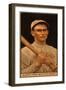 Boston, MA, Boston Red Sox, J. F. Bushelman, Baseball Card-Lantern Press-Framed Art Print