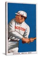 Boston, MA, Boston Red Sox, Tris Speaker, Baseball Card-Lantern Press-Stretched Canvas