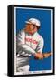 Boston, MA, Boston Red Sox, Tris Speaker, Baseball Card-Lantern Press-Framed Stretched Canvas