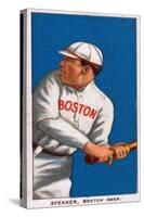 Boston, MA, Boston Red Sox, Tris Speaker, Baseball Card-Lantern Press-Stretched Canvas