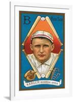 Boston, MA, Boston Red Sox, William Carrigan, Baseball Card, no.1-Lantern Press-Framed Art Print