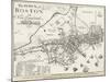 Boston Map, 1722-George G. Smith-Mounted Giclee Print