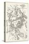 Boston: Map, 1775-1776-null-Stretched Canvas