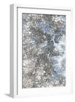 Boston Map, 1903-null-Framed Giclee Print