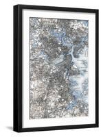 Boston Map, 1903-null-Framed Premium Giclee Print