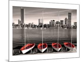 Boston Marina-null-Mounted Art Print