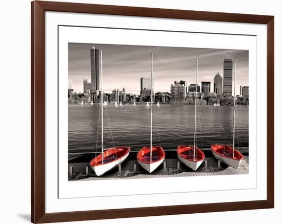 Boston Marina-null-Framed Premium Giclee Print