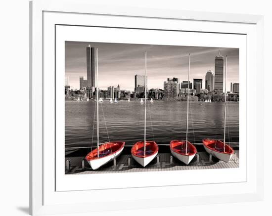 Boston Marina-null-Framed Premium Giclee Print