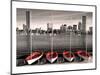 Boston Marina-null-Mounted Art Print