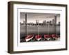 Boston Marina-null-Framed Art Print