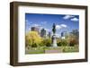 Boston, Massachusetts at the Public Garden in the Spring Time.-SeanPavonePhoto-Framed Photographic Print