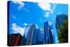 Boston Massachusetts Downtown Buildings Cityscape in USA-holbox-Stretched Canvas