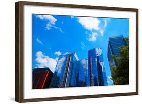 Boston Massachusetts Downtown Buildings Cityscape in USA-holbox-Framed Photographic Print