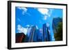 Boston Massachusetts Downtown Buildings Cityscape in USA-holbox-Framed Photographic Print