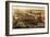 Boston, Massachusetts - Panoramic Map-Lantern Press-Framed Art Print