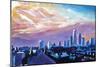 Boston Massachusetts Skyline At Sunrise-Markus Bleichner-Mounted Premium Giclee Print