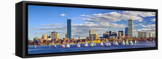 Boston, Massachusetts Skyline Panorama-SeanPavonePhoto-Framed Stretched Canvas