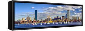 Boston, Massachusetts Skyline Panorama-SeanPavonePhoto-Framed Stretched Canvas