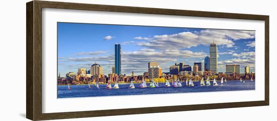 Boston, Massachusetts Skyline Panorama-SeanPavonePhoto-Framed Photographic Print