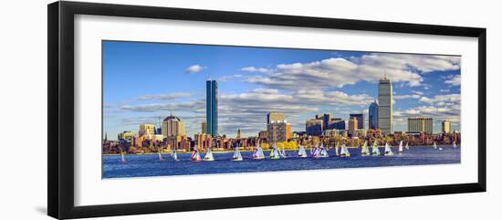 Boston, Massachusetts Skyline Panorama-SeanPavonePhoto-Framed Photographic Print