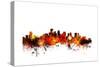 Boston Massachusetts Skyline-Michael Tompsett-Stretched Canvas