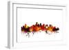 Boston Massachusetts Skyline-Michael Tompsett-Framed Art Print