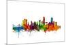 Boston Massachusetts Skyline-Michael Tompsett-Mounted Art Print