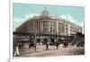 Boston, Massachusetts - South Station with Elevated Train-Lantern Press-Framed Art Print