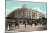 Boston, Massachusetts - South Station with Elevated Train-Lantern Press-Mounted Art Print