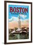 Boston Massachusetts-null-Framed Art Print