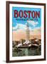 Boston Massachusetts-null-Framed Art Print