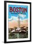 Boston Massachusetts-null-Framed Art Print