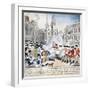 Boston Massacre, 1770-Paul Revere-Framed Giclee Print