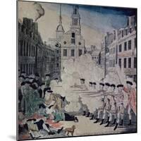 Boston Massacre, March 5,1770-Paul Revere-Mounted Giclee Print