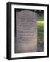 Boston Massacre Victims' Grave in the Old Granary Burying-Ground, Boston, Massachusetts-null-Framed Photographic Print