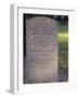 Boston Massacre Victims' Grave in the Old Granary Burying-Ground, Boston, Massachusetts-null-Framed Photographic Print