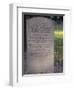 Boston Massacre Victims' Grave in the Old Granary Burying-Ground, Boston, Massachusetts-null-Framed Photographic Print