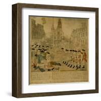 Boston Massacre-null-Framed Art Print