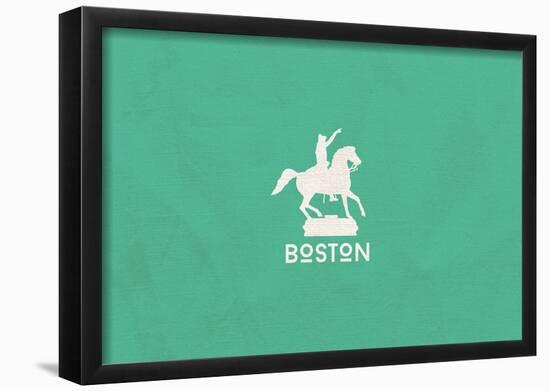 Boston Minimalism-null-Framed Poster