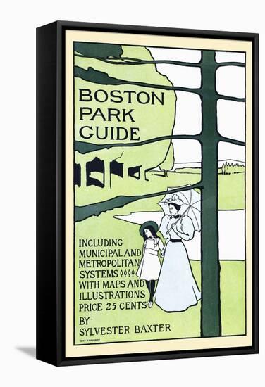 Boston Park Guide-Charles H Woodbury-Framed Stretched Canvas