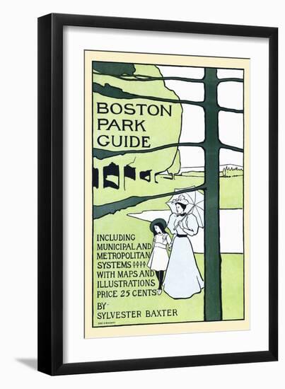 Boston Park Guide-Charles H Woodbury-Framed Art Print
