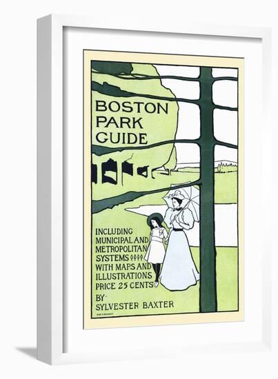 Boston Park Guide-Charles H Woodbury-Framed Art Print