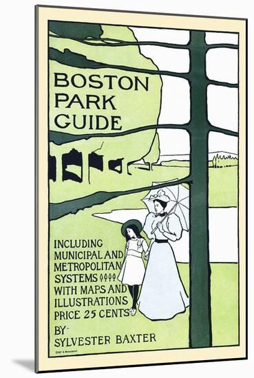 Boston Park Guide-Charles H Woodbury-Mounted Art Print