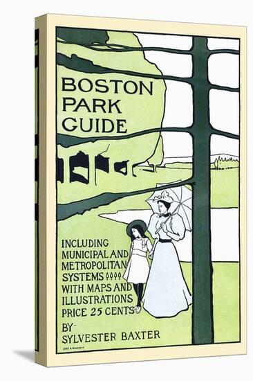 Boston Park Guide-Charles H Woodbury-Stretched Canvas