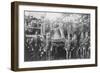 Boston Police Watch over the Liberty Bell That Has Arrived by Train-null-Framed Art Print