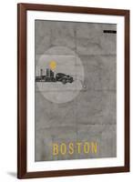 Boston Poster-NaxArt-Framed Premium Giclee Print