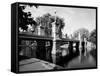 Boston Public Garden Suspension Bridge-null-Framed Stretched Canvas