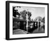 Boston Public Garden Suspension Bridge-null-Framed Photo